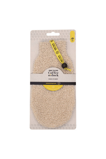 Beter Hemp Exfoliating Glove for Body Coffee O’Clock