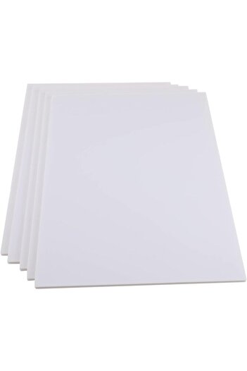 Al Raied A2 Foam Board White 5 Sheets-Smooth-Durable