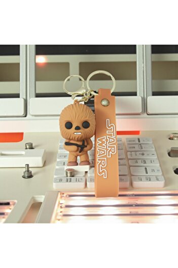 POKAK Star Wars Series Silicone 3D Figure Keychain Accessory Bag Ornament