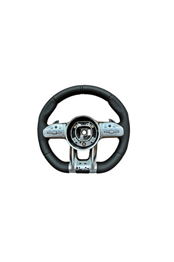 Lumi LUXURY Leather sports steering wheel compatible with Mercedes models 2011-2021 Compatible product - not OEM