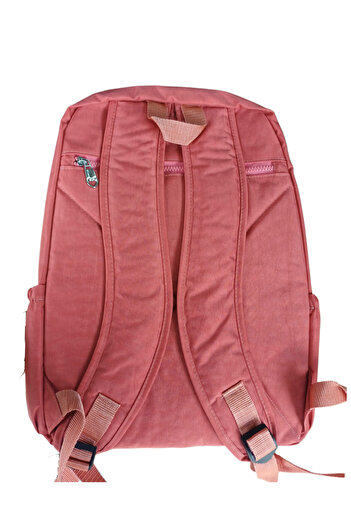 KY Multi-Compartment Orthopedic Waterproof Powder Pink Water Bottle Compartment Backpack Travel Sports Daily School Bag