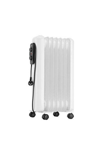 ETA Electric oil heater, Solero 0625 90000, 7 elements, 1500 W, thermostat, 3 power levels, white