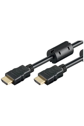 goobay HDMI Male to HDMI Male Cable with Ethernet, Gold-Plated Contacts, 5m