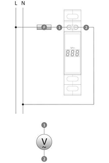 Other Single-Phase 3-Digit Voltage Meter WNC1