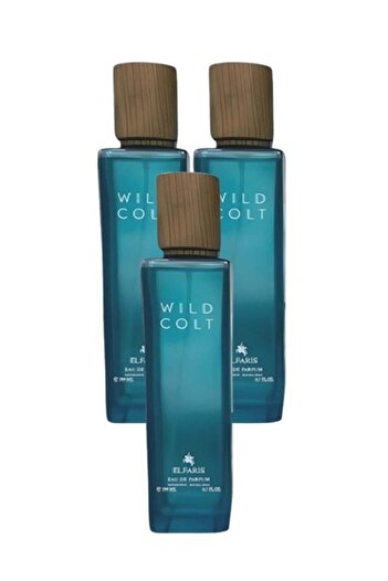 Al Fares Wild Colt Perfume for Men 200ml (3 Pieces)