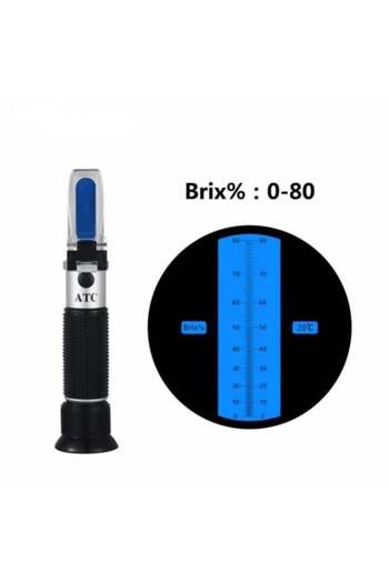 Nobrand Analog Refractometer Special 0-10% Brix, 0-10% Salinity, Density 1000-1070