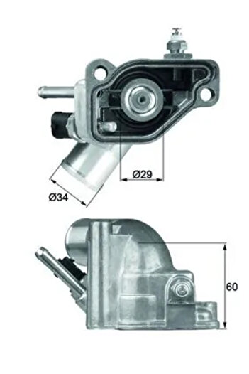 MAHLE Coolant thermostat OPEL ASTRA H estate (A04) 2004-2010