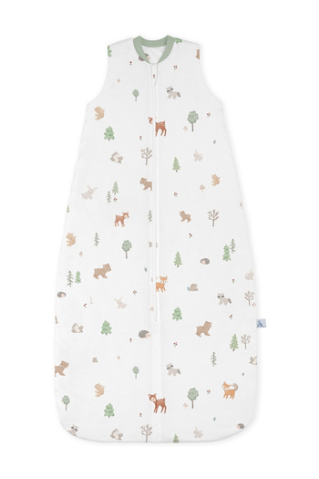 Roosac Baby Kids Sleeping Bag 1 Tog Seasonal Modal Cotton Standard Sleeveless Forest