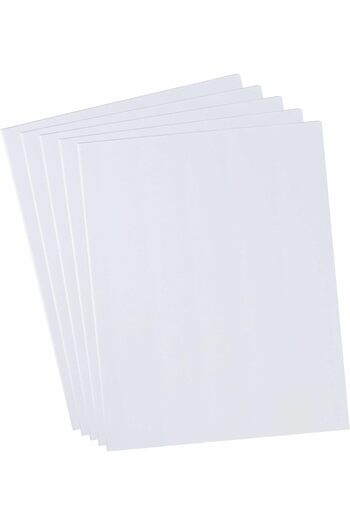 Al Raied 5 Sheets Foam Board, White, 55.9 cm x 71.1