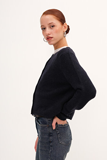 Addax Buttoned Knitwear Cardigan H3364-A10