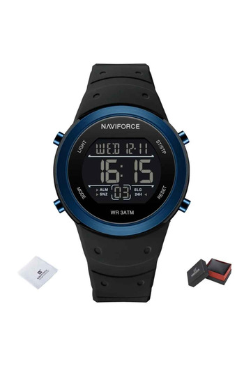 Naviforce Ceas bărbătesc 9246 Negru Albastru – Funcții multiple, Sport, Calendar