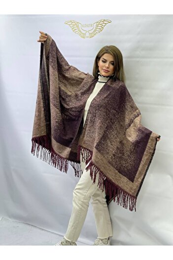 ALDAİR معطف شتوي مزدوج الجوانب للنساء بمقاس 140x140