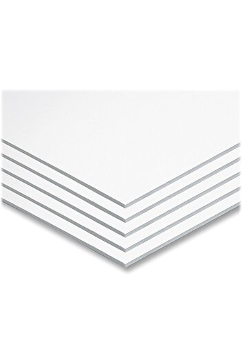 Al Raied 5 Sheets Foam Board, White, 55.9 cm x 71.1