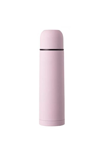 SHOPIENS Stainless Steel Isothermal Thermos, Pink Nude Matte, 0.5L - MYONNA