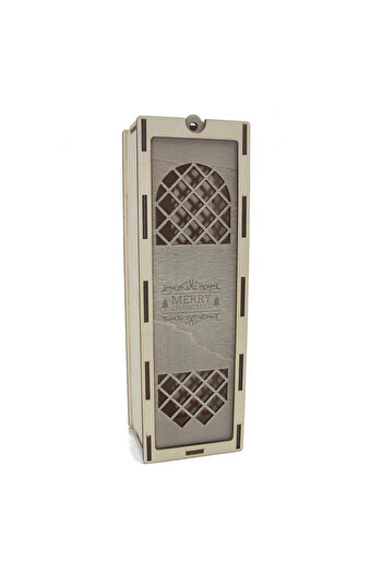 OEM Personalized wine box 350x98x98 mm, made of natural wood