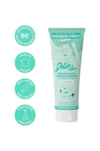 Energie Fruit Detoxifying Shampoo for Oily Hair, with Green Tea, 250ml