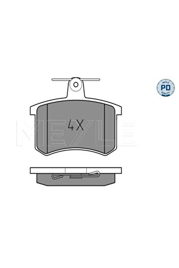 MEYLE Brake pad set rear axle disc brake AUDI A6 C4 Avant (4A5) 1994-1997