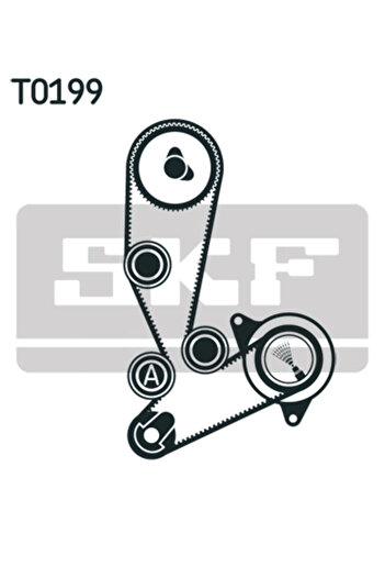 SKF Water pump + timing belt set IVECO DAILY V body 2011-2014
