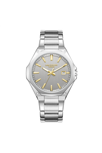 Lee Cooper Brand Two-Year Warranty New Season Slim Case Multifunction Men's Watch - Calendar and Sporty