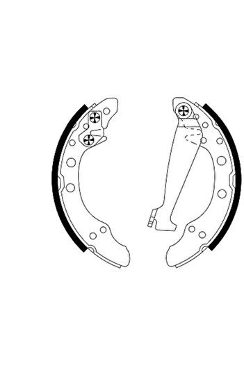 TEXTAR Set saboti frana VW (SVW) SANTANA VISTA (345) 2008-2014
