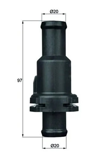 MAHLE Coolant thermostat VW PASSAT B7 (A32 A33) 2011-2020