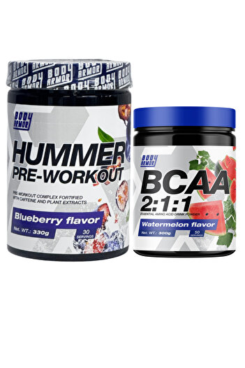 Body Armor Nutrition Pre-Workout + BCAA - Boost Energy, Endurance,- No Lactose, Soy, Gluten, or Added Sugar,30 Serving