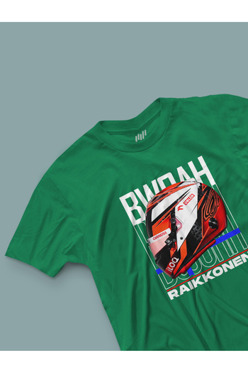 FNBX Kimi Raikkonen Bwoah Helmet T-Shirt