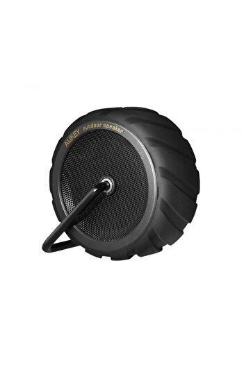 AUKEY OKI Wheel-Shaped Waterproof and Shockproof Bluetooth Speaker - Black