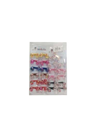 Generic Colorful Hair Ties, 24 Pieces
