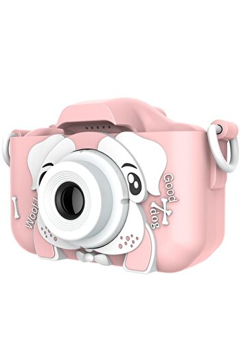 VALA Kids Camera, 40 Mpx, Full HD 1080P, Dog Model, Dual Front/Back Camera, Selfie Function, 2-inch Scree