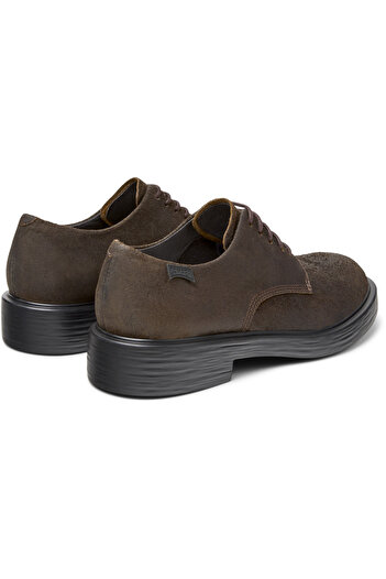 CAMPER Dean Men's Nubuck Dark Brown Shoes