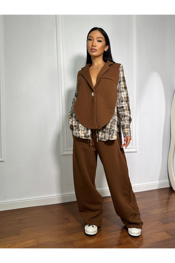 CC STORE NYSSA long two-piece suit, oversized jacket and pants