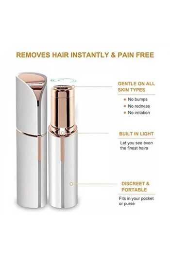 VEYA Flo Pen Portable Mini Hair Removal Device for Facial and Sensitive Areas