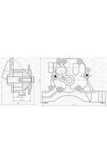 MAGNETI MARELLI Oil pump AUDI A3 Convertible (8P7) 2011-2013