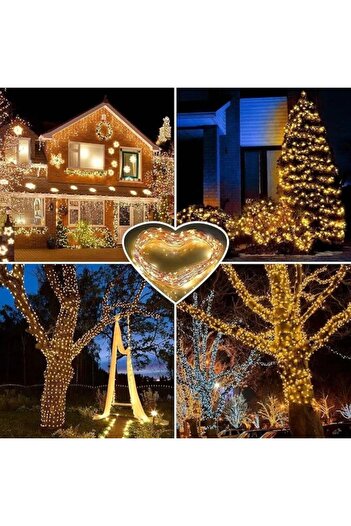 Deliny Christmas Lights, Solar-Powered String Lights for Indoor or Outdoor Use, 30m with 300 LEDs, Waterpro
