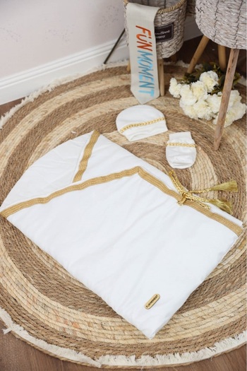 Fun Moment Newborn baby blanket, 3 pieces