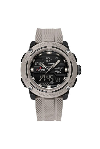 Naviforce 7114 Men's Watch Gray – Multiple Functions, Sport Design, Stopwatch, 5ATM Water Resistant