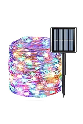 Deliny Christmas Lights, Solar Outdoor or Indoor, 30 meters, 300 LEDs, Copper Wire, Waterproof, 8 Lighting