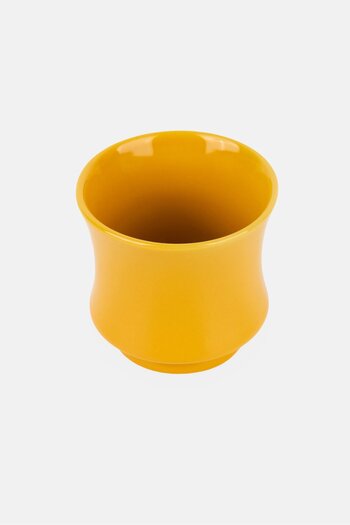 BIA Cordon Bleu Stoneware Solid Footed Tea Cup 177,4 ml, Yellow