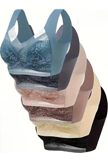 JOANNE Elegant Push-Up Lace Bra Size L
