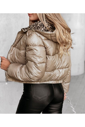 AndraRose Styles 2-sided jacket - Cream + Animal Print - C20754XS