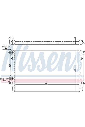 Nissens Radiator, set filtre de schimb, Volkswagen PASSAT B7 (362)