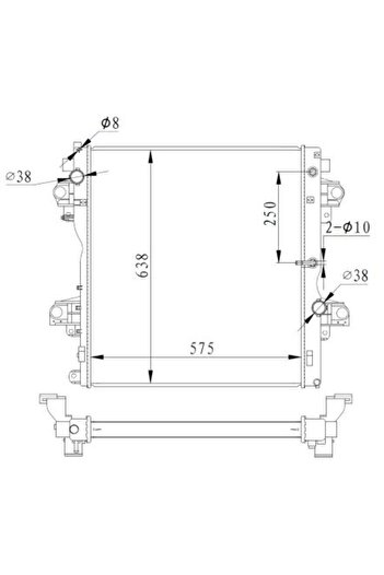 NRF Radiator, set filtre de schimb, Toyota LAND CRUISER VAN (_J15_)