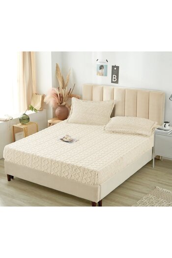 Happy Home COCOLINO fluffy elastic cover, 180x200cm + 2 pillowcases