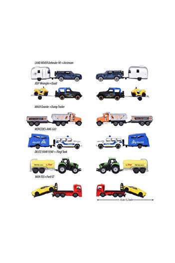 Simba 8503002001 City Trailer 6-Axle