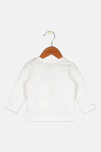 s.Oliver Toddlers Boy Long Sleeve Graphic Top, White Combo