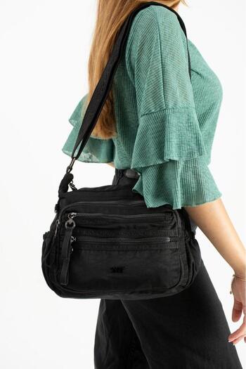 Baginn Women's Messenger Bag 26*21 cm Lightweight Polyamide Water Repellent Soft Fabric Crossbody Shoulder Bag
