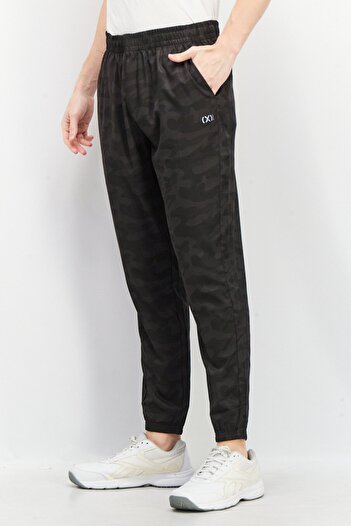 2(X)IST Men Sportwear Fit Camouflaged Training Jogger Pants, Black Combo