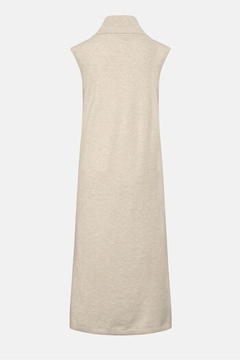Tchibo Women Knitted Sleeveless Cardigan, Beige