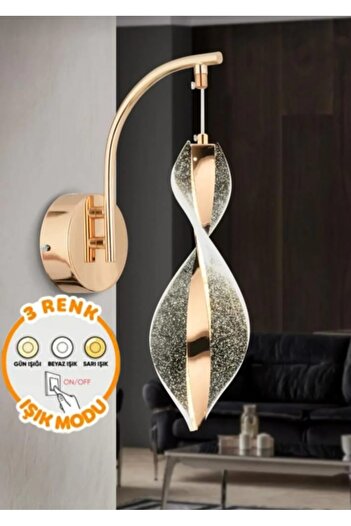 MİRLED AYDINLATMA Aplik Mars Gold Ledli Lüx Modern Aplik